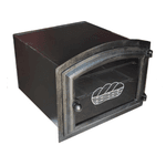 Forno abaulado frente vidro e fundo de chapa 1mm