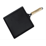 Bifeteira de Ferro Quadrada Lisa 25X25 CM