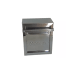 Caixa de Correio Popular Inox Para Grade 30X23X13 cm