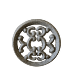 Rosácea Imperial em Ferro Fundido 15 cm 