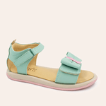 Sandália Infantil Blue Feminina Emma Verde Agua