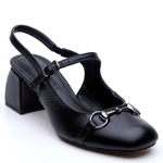 SCARPIN AMALFI COURO PRETO