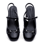 SCARPIN AMALFI COURO PRETO