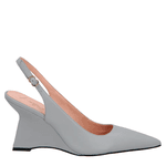 SLINGBACK ANABELA EM COURO CINZA
