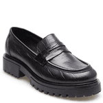 MOCASSIM TORINO COURO CROCO PRETO