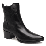 BOTA ESSENZA EM COURO PRETO