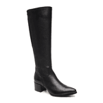BOTA CONFORT CANO ALTO PRETO