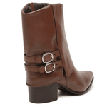 BOTA ATENA COURO CARNEIRO CHOCOLATE