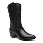 BOTA SIENA WESTERN COURO PRETO