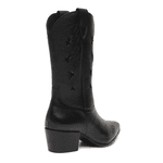 BOTA SIENA WESTERN COURO PRETO