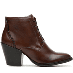 BOTA CANO BAIXO COURO MARROM