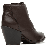 BOTA CANO BAIXO COURO CAFÉ