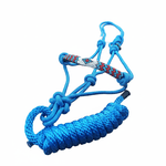 Cabresto Corda Miçanga Com Guia - turqueza Mreis 8767