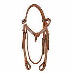  Cabeçada Testeira de Couro com Afogador Sport Equine 8842