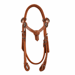  Cabeçada Testeira de Couro com Afogador Sport Equine 8843