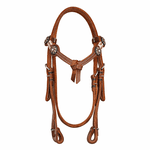  Cabeçada Testeira de Couro com Afogador Sport Equine 8844