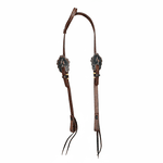  Cabeçada 01 Orelha de Couro Sport Equine 8823