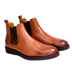 Bota Chelsea Masculina Levanzzo Vintage Whisky