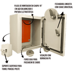 Quadro de Distribuição Elétrico - Quadro Comando - 30x25x20cm (300x250x200mm)