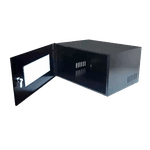 Rack 8U Suspenso P.G. Preto com Porta 470mm – Ideal para Servidores | Max Eletronn