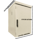 Rack Outdoor 6U x 60cm (600mm) – Suspenso IP54