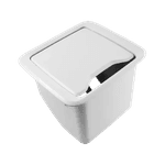 Caixa de Mesa Branco New Três tomadas Elétricas + 4 Módulo Keystone Dutotec 