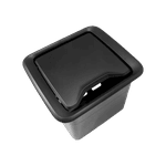 Caixa de Mesa Preto New Três tomadas Elétricas + 4 Módulo Keystone Dutotec