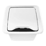 Caixa de Mesa Branco New Três tomadas Elétricas + 4 Módulo Keystone Dutotec 