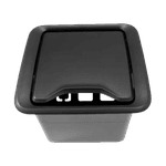 Caixa de Mesa Preto New Três tomadas Elétricas + 4 Módulo Keystone Dutotec