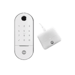Fechadura Biometrica Digital Wifi - YALE LIA Com HUB - BRANCA