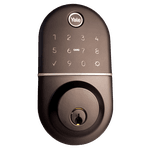 FECHADURA BIOMETRICA DIGITAL COMPACT YALE ROLETE - PRETA