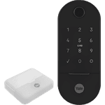 Fechadura Biometrica Digital Wifi - YALE LIA Com HUB - PRETO FOSCO