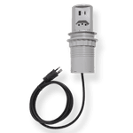 Mini Torre De Tomadas Pop 10 Amperes Com 1 Tomada e 2 USB A+C Retrátil Bivolt Cor Cinza