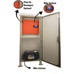 Rack Outdoor Especial Híbrido 24U x 28cm (280mm) – Suspenso IP55