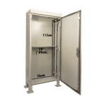 Rack Outdoor Especial Híbrido 24U x 28cm (280mm) – Suspenso IP55
