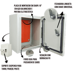 Quadro de Distribuição Elétrico - Quadro Comando - 30x25x20cm (300x250x200mm)