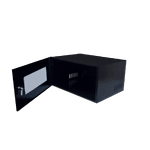 Mini Rack 5U Suspenso de Parede com Porta Frontal 350mm Preto – Max Eletron 
