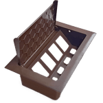 Caixa de Mesa POP 4 Tomadas + 4 Furações para Kystone T4 10104 Marrom