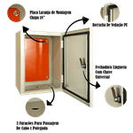 Quadro de Distribuição Elétrico - Quadro Comando - 40x30x25cm (400x300x250mm)