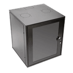 Rack 16U Piso P.G. Preto com Porta 570mm – Ideal para Servidores | Max Eletron