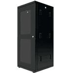 Rack 44U Piso P.G. Preto com Porta 670mm – Ideal para Servidores | Max Eletron