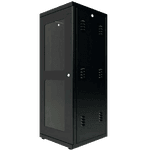 Rack 44U Piso P.G. Preto com Porta 570mm – Ideal para Servidores | Max Eletron