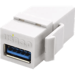 Keystone / Emenda USB 3.0 Branca