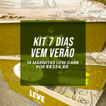 Kit Vem verão 7 dias (14 pratos) 