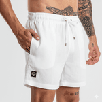 Short Masculino Forthem Linho Básico Branco