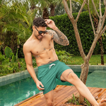 Short Masculino Forthem Tactel Básico Verde Esmerald