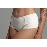 Tanga Cós Alto Algodão 0029 - MARFIM