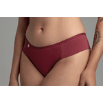 Calcinha Microfibra Lateral Tecido Duplo 0989 - MARSALA