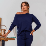 CONJUNTO SARAH AZUL MARINHO