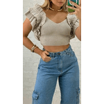 CROPPED LÍVIA AREIA